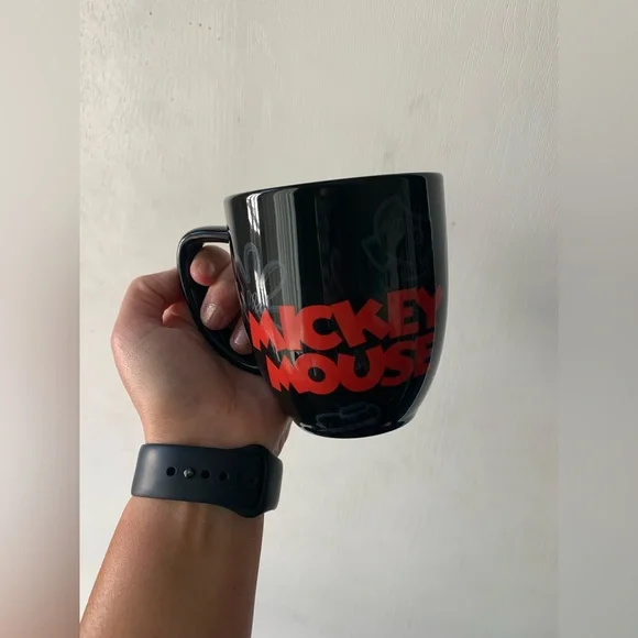 Mickey Mouse Black and Red Mug - Picture 1 of 9